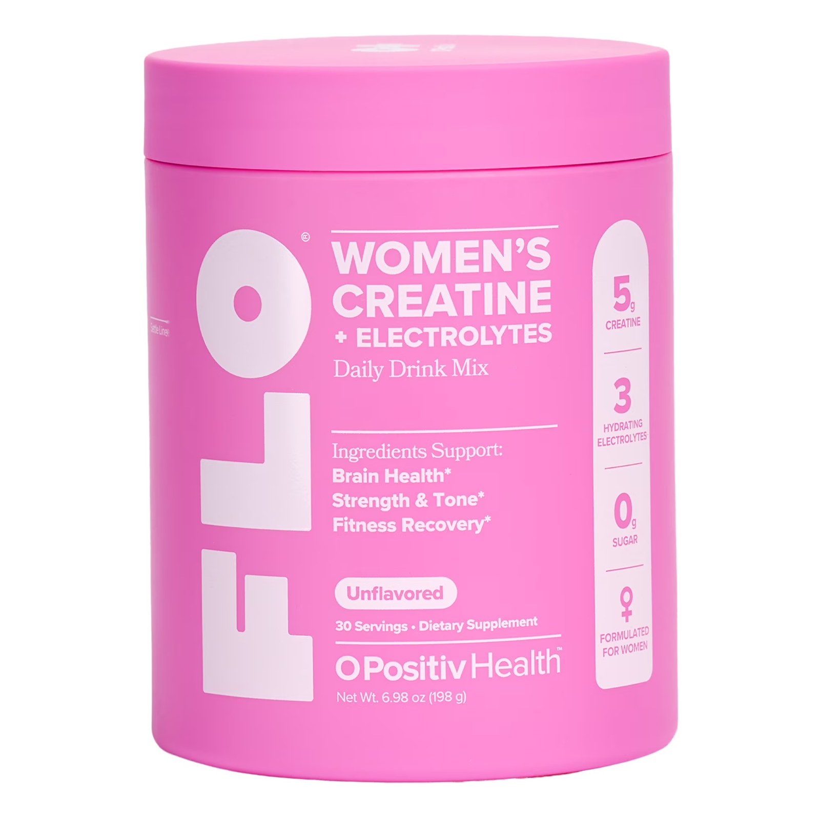 Embalagem do FLO Creatine + Electrolytes