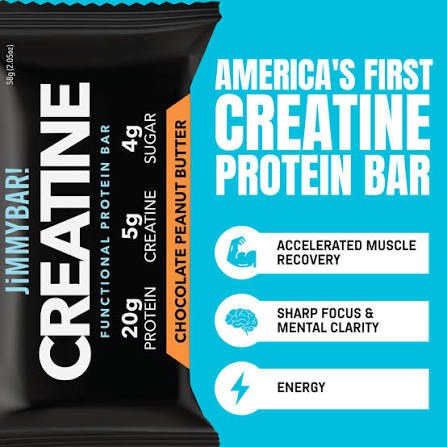 Barra de proteína com creatina JimmyBar!